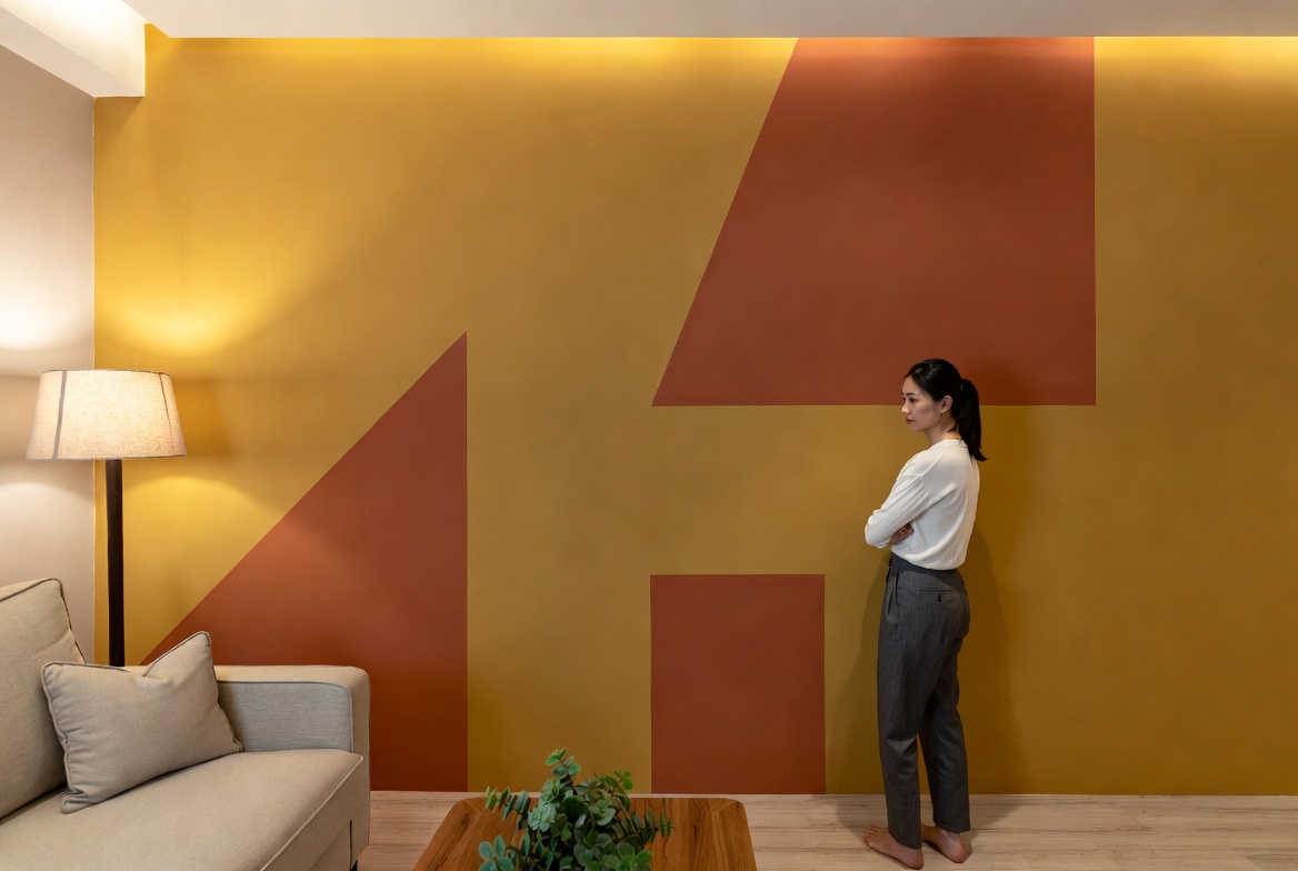 Striking feature wall design